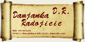 Damjanka Radojičić vizit kartica